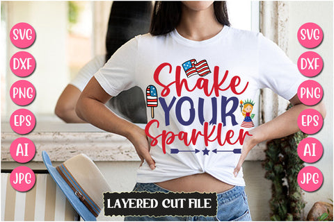 Shake Your Sparkler SVG Cut File SVG Newmockups 