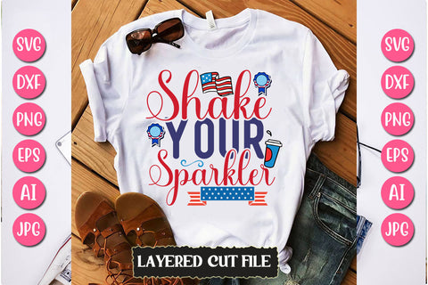 Shake Your Sparkler SVG Cut File SVG Newmockups 