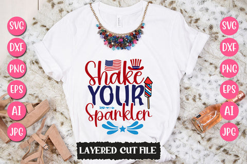 Shake Your Sparkler SVG Cut File SVG Newmockups 