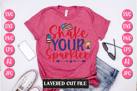 Shake Your Sparkler SVG Cut File SVG Newmockups 
