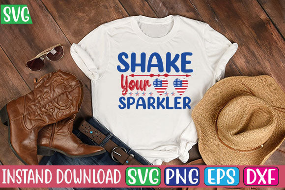 Shake Your Sparkler SVG Cut File SVG Studio Innate 