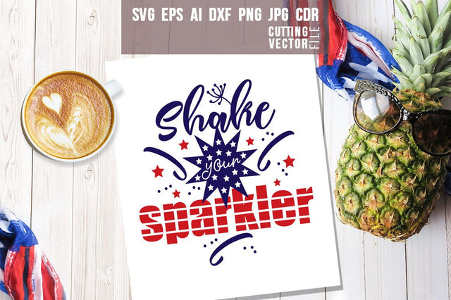 Shake your Sparkler SVG SVG VectorSVGdesign 
