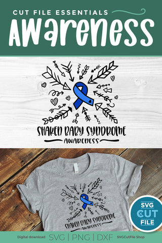 Shaken Baby Syndrome svg, awareness svg, sbs svg SVG SVG Cut File 