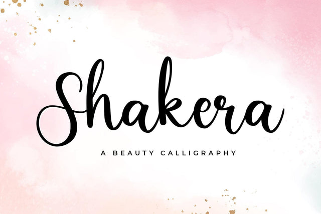 Shakera Font Abo Daniel Studio 