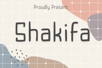 Shakifa Font Font Aisyah 