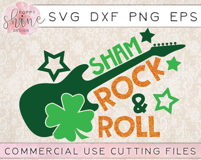 Sham Rock & Roll SVG Poppy Shine Design 