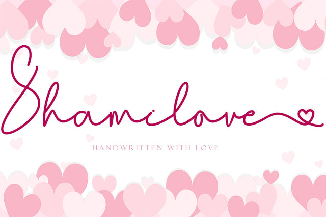 Shamilove Font Prasetya Letter 