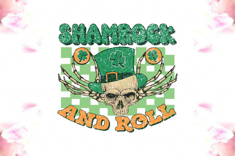 Shamrock and Roll Patricks Day PNG Sublimation Jagonath Roy 