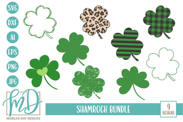 Shamrock Bundle SVG Morgan Day Designs 
