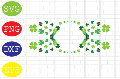 Shamrock Clover (5) Svg, Patrick's Day Svg, Png, Eps, Dxf Files SVG DigitalSvgFiles 