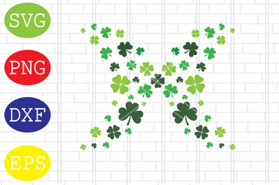 Shamrock Clover (7) Svg, Patrick's Day Svg, Png, Eps, Dxf Files SVG DigitalSvgFiles 