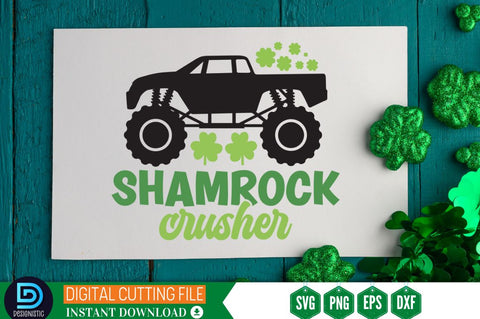 Shamrock crusher SVG SVG DESIGNISTIC 