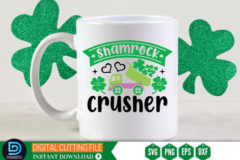 Shamrock crusher SVG SVG DESIGNISTIC 