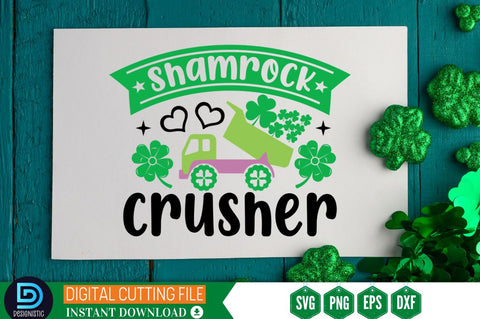 Shamrock crusher SVG SVG DESIGNISTIC 