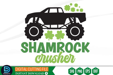 Shamrock crusher SVG SVG DESIGNISTIC 