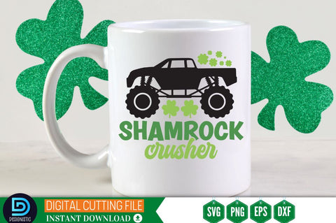 Shamrock crusher SVG SVG DESIGNISTIC 