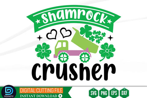 Shamrock crusher SVG SVG DESIGNISTIC 