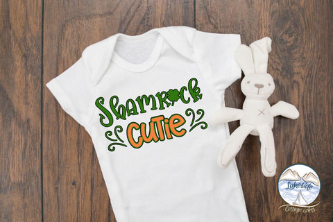 Shamrock Cutie St Patrick's Day Design SVG Lakeside Cottage Arts 