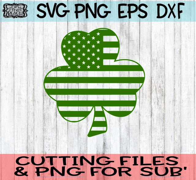 Shamrock -Flag - SVG PNG DXF EPS SVG On the Beach Boutique 