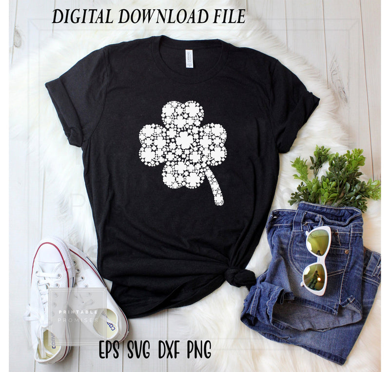 Shamrock leaf pattern svg SVG Isabella Machell 