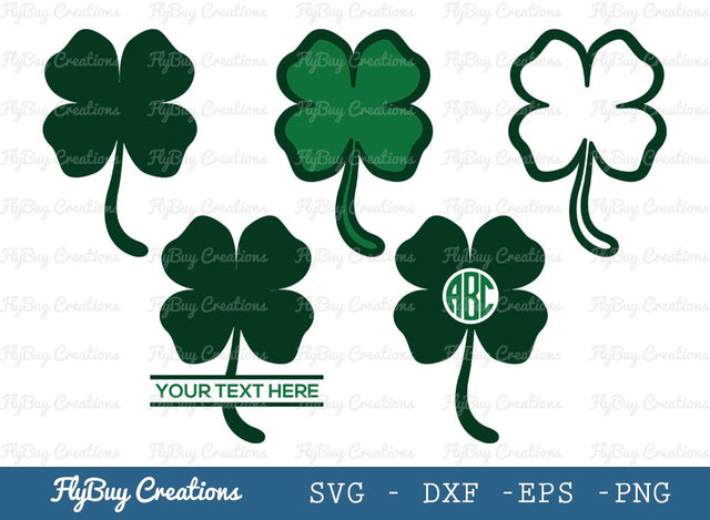 Shamrock Leaf Svg Cut File| Saint Patricks Day | ST Patricks Day | Leaf | Shamrock Leaf Silhouette SVG ETC Craft 