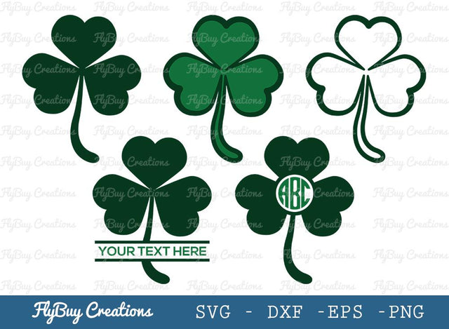 Shamrock Leaf Svg Cut File| Saint Patricks Day | ST Patricks Day | Leaf | Shamrock Leaf Silhouette SVG ETC Craft 