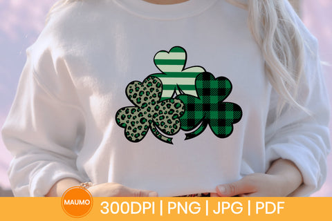 Shamrock leaves, St Patrick's day sublimation SVG Maumo Designs 