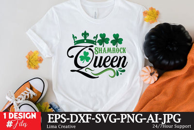 Shamrock Queen SVG Cute File SVG Insomnia Std 