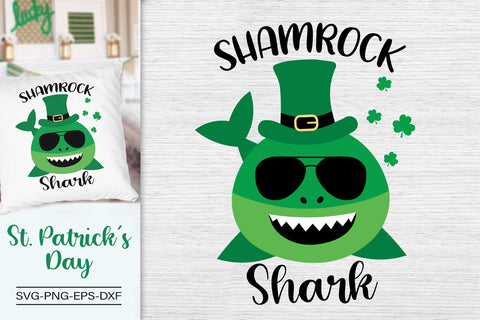 Shamrock Shark Svg, St. Patrick's Day Svg SVG SvgMonkeys 