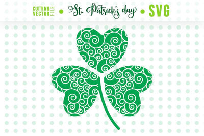 Shamrock SVG - St. Patrick's Day Cut File SVG VectorSVGdesign 