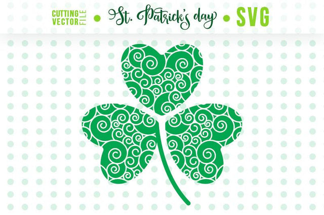Shamrock SVG - St. Patrick's Day Cut File SVG VectorSVGdesign 