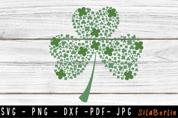 Shamrock SVG, St. Patrick's Day SVG, Irish svg, Clover svg, Saint Patrick's Day, Lucky svg, Happy St. Patrick's Day Svg, For Cricut, For Silhouette SVG SilaBerlin 
