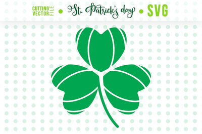Shamrock SVG - St. Patrick's Day Vector SVG VectorSVGdesign 