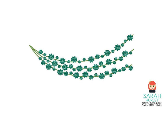 Shamrock Swag Banner SVG Sarah Hurley 