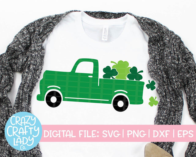 Shamrock Truck SVG Crazy Crafty Lady Co. 