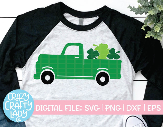 Shamrock Truck SVG Crazy Crafty Lady Co. 