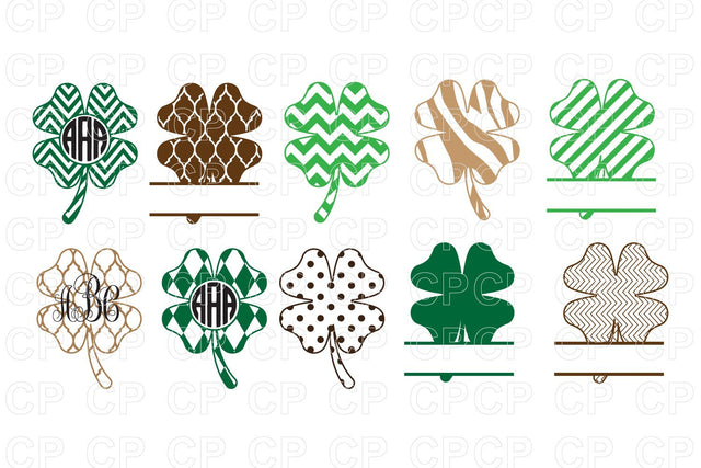 Shamrocks 2 SVG Bundle SVG cutperfectstudio