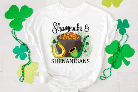 Shamrocks and shenanigans Sublimation PNG Sublimation Regulrcrative 