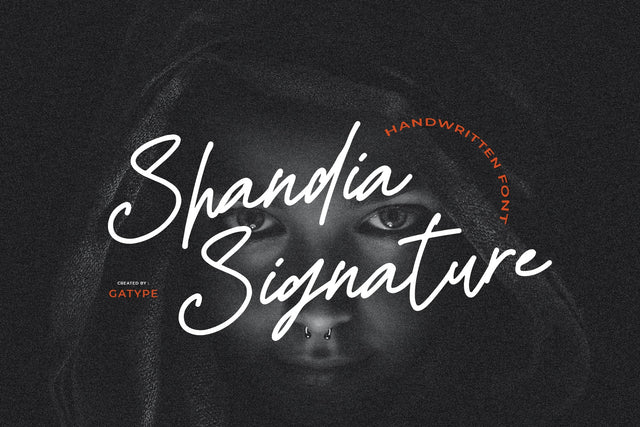 Shandia Signature Font gatype 