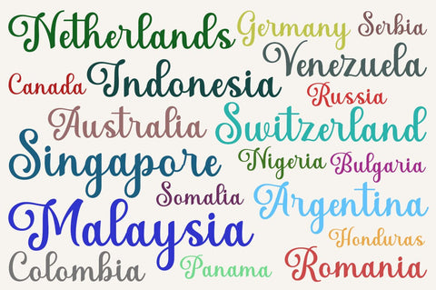 Shanethy Script Font Rotterlab studio 