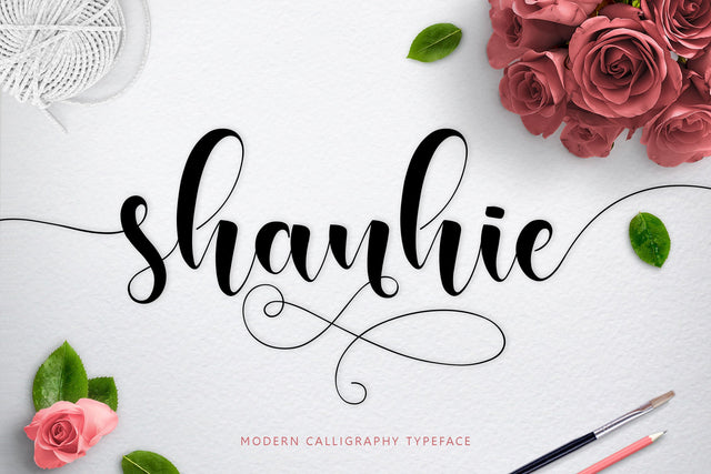 Shanhie Script Font Jamaluddin 