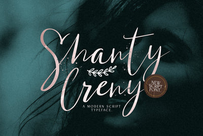 Shanti Creny - Modern Script Font Font StringLabs 