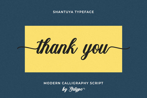 Shantuya Font gatype 