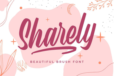 Sharely - Beautiful Brush Font Font Arterfak Project 