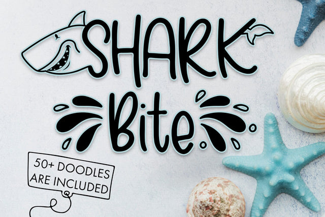 Shark Bite Font Freeling Design House 