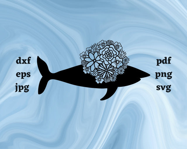 Shark Mandala SVG Cut File SVG Northern Light SVG 