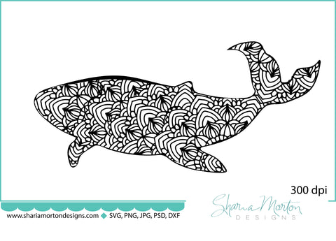 Shark Mandela sublimation file Sublimation Sharia Morton Designs 