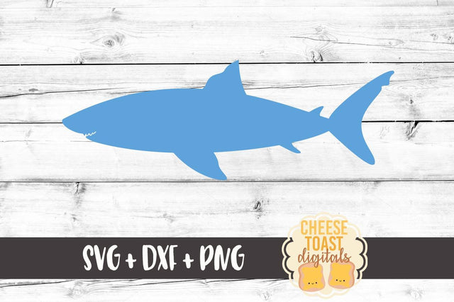 Shark Silhouette SVG Cheese Toast Digitals 