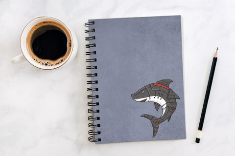 Shark Steampunk style SVG T-shirt Design SVG Aisyah 