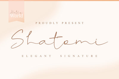 Shatomi Font Dumadistyle 